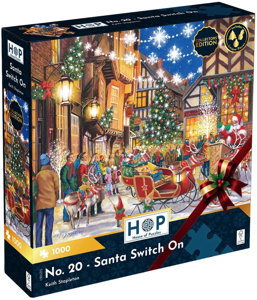 House of Puzzles Santa Switch On 1000 Stuks