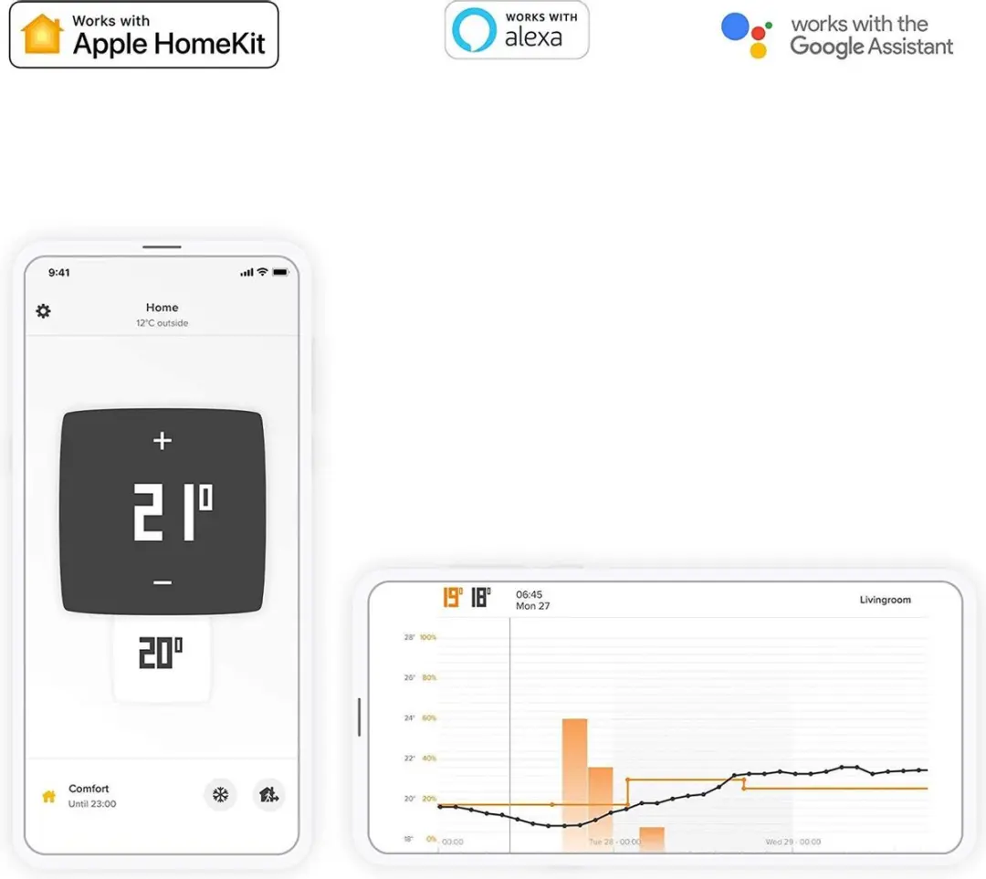 Netatmo Slimme Radiatorknoppen Starterpack - 3-delig Wit - afbeelding 2 van 6