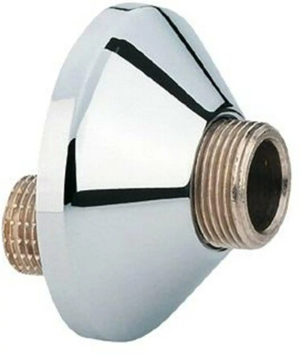 GROHE S-Koppeling 1/2" x 3/4" Schroefrozet - Chroom - afbeelding 3 van 6