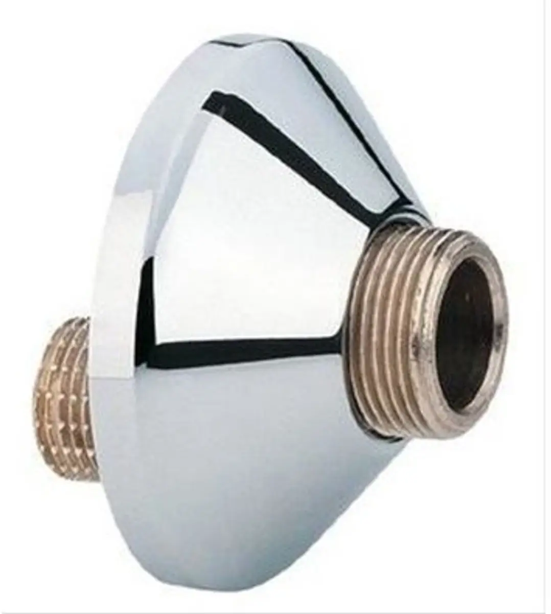 GROHE S-Koppeling 1/2" x 3/4" Schroefrozet - Chroom - afbeelding 5 van 6