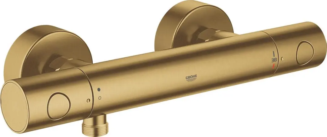GROHE Grohtherm 1000 Cosmopolitan Thermostatische Douchekraan - Cool Sunrise Geborsteld