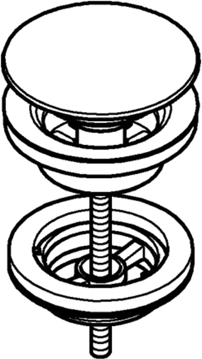 GROHE Afvoergarnituur Push-Open Geborsteld Warm Sunset - afbeelding 4 van 4
