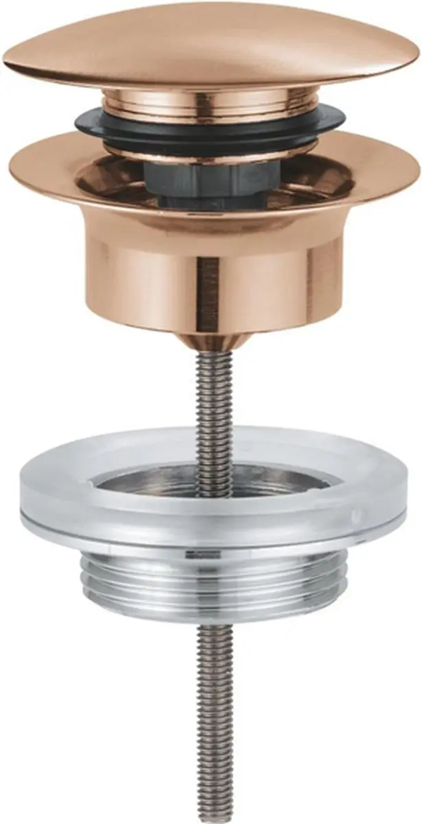 GROHE Afvoergarnituur Push-Open Geborsteld Warm Sunset