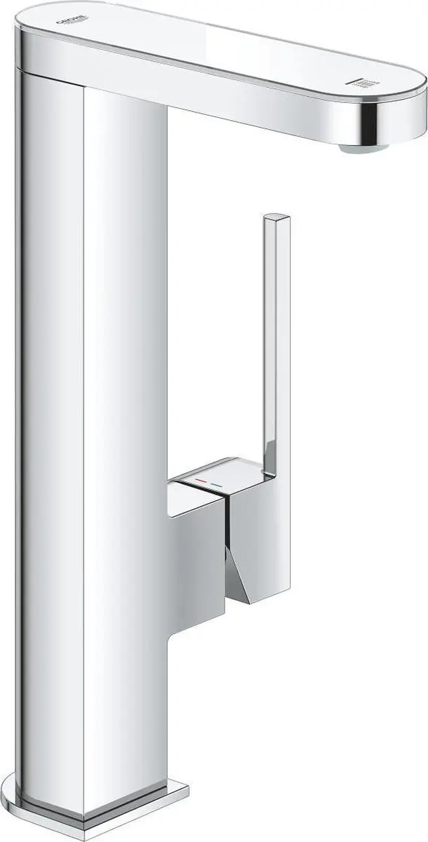 GROHE Plus Waterbesparende Wastafelkraan - maat L - met LED-display - draaibare uitloop - chroom - 23959003