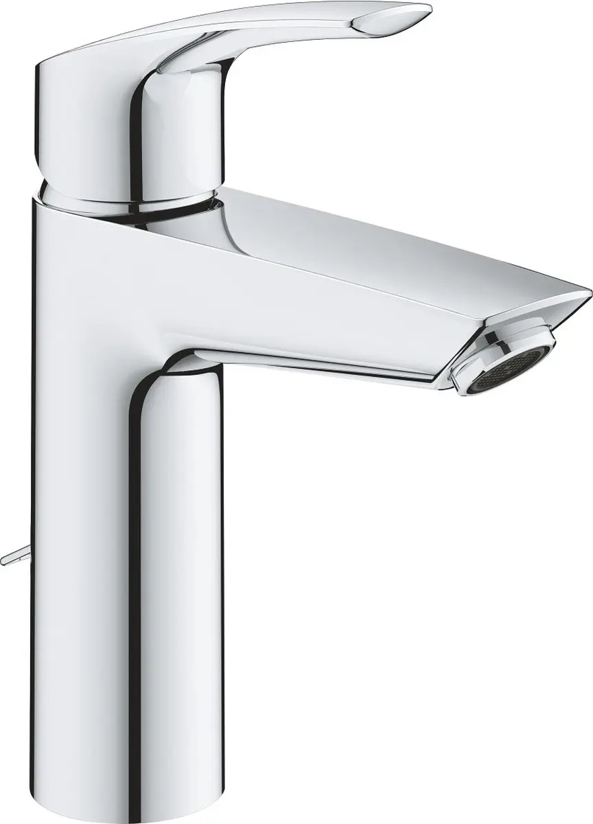 GROHE Eurosmart waterbesparende wastafelkraan m-size met ketting chroom