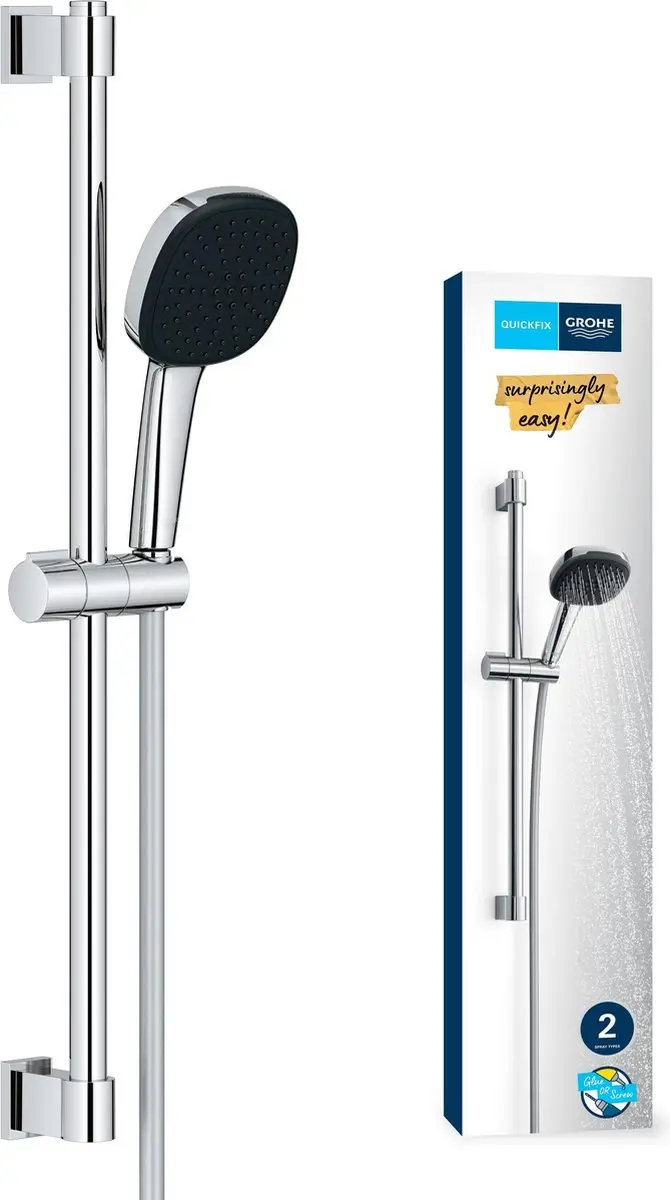 GROHE Vitalio Comfort doucheset 2 jets chroom