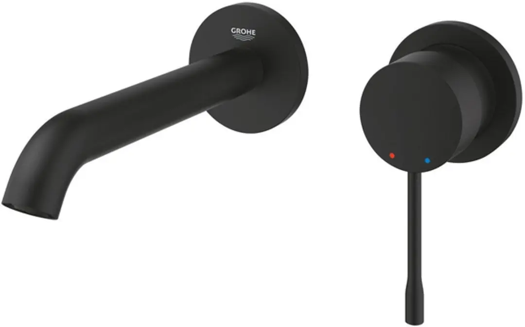 Grohe Essence New M-Size Inbouwkraan 183mm - Zwart mat - afbeelding 5 van 6