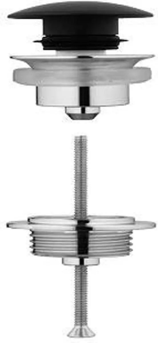 GROHE Afvoergarnituur Push Open Velvet Black - afbeelding 2 van 4