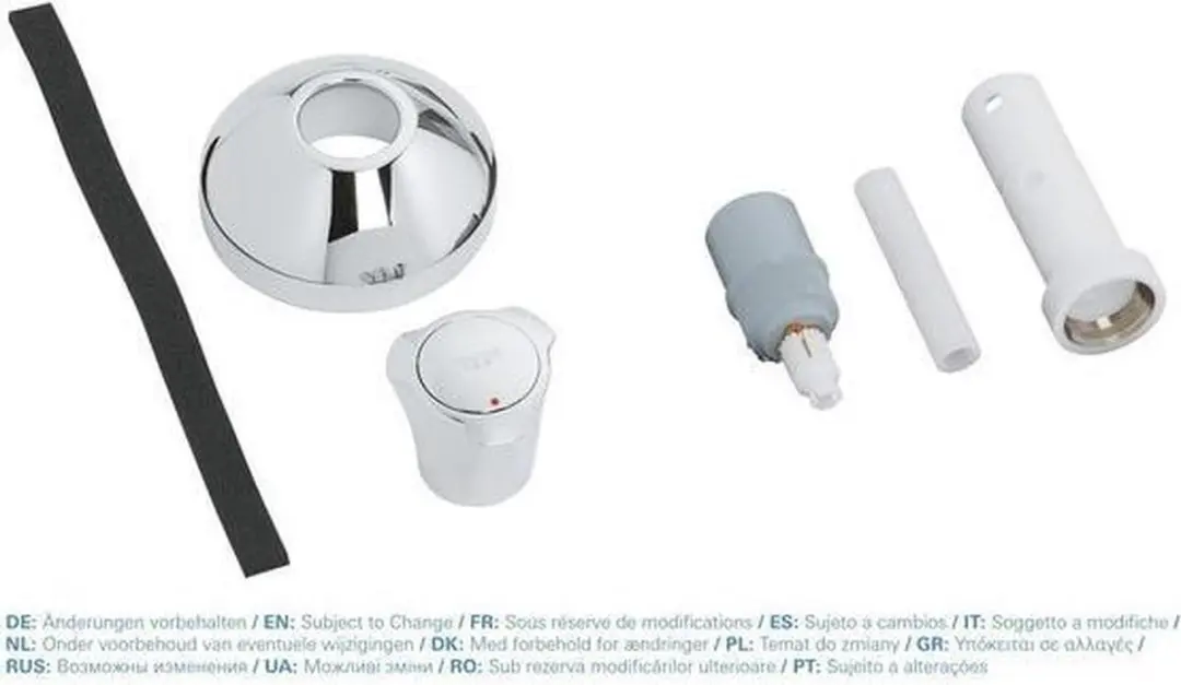 GROHE Costa L Afbouwset - Chroom - afbeelding 3 van 6