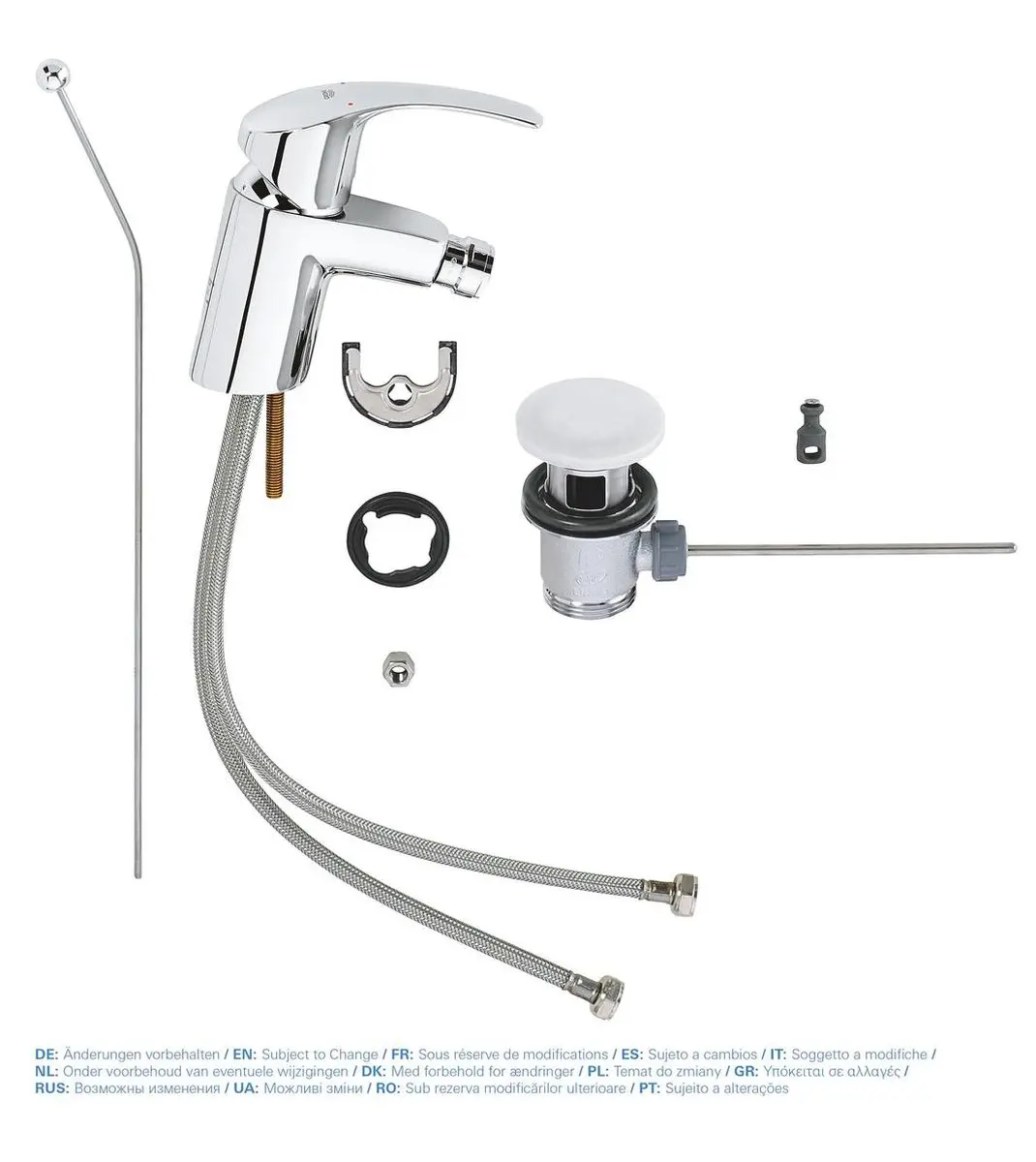 GROHE Eurosmart Bidetkraan 32929002 - Chroom - afbeelding 5 van 6
