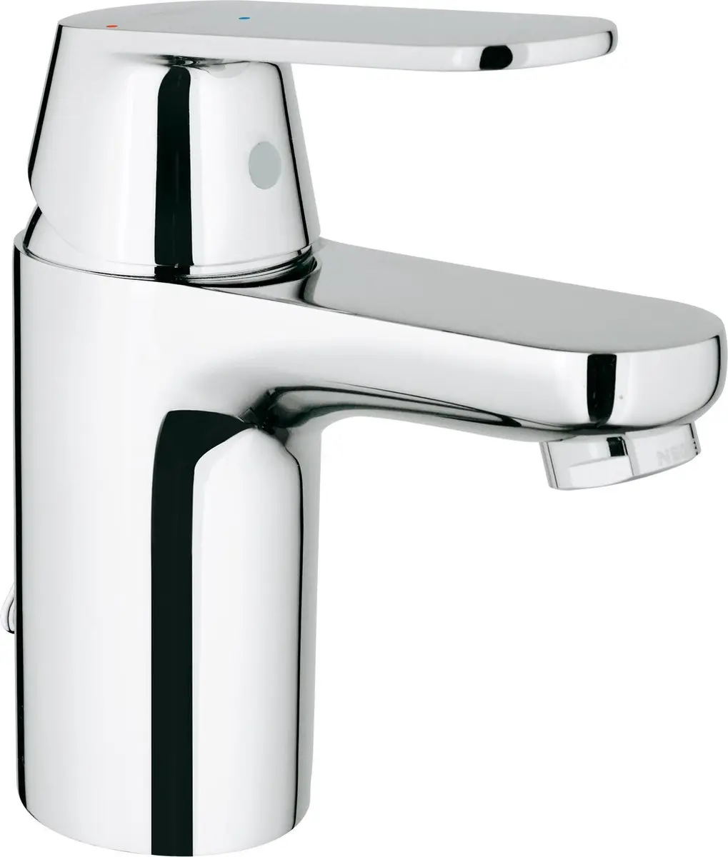 GROHE Eurosmart Cosmopolitan Wastafelkraan - Lage uitloop - Uittrekbare ketting met stop - Chroom - Waterbesparend
