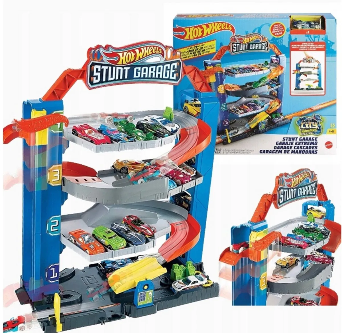 Hot Wheels Stuntgarage Speelgoedgarage met Lift