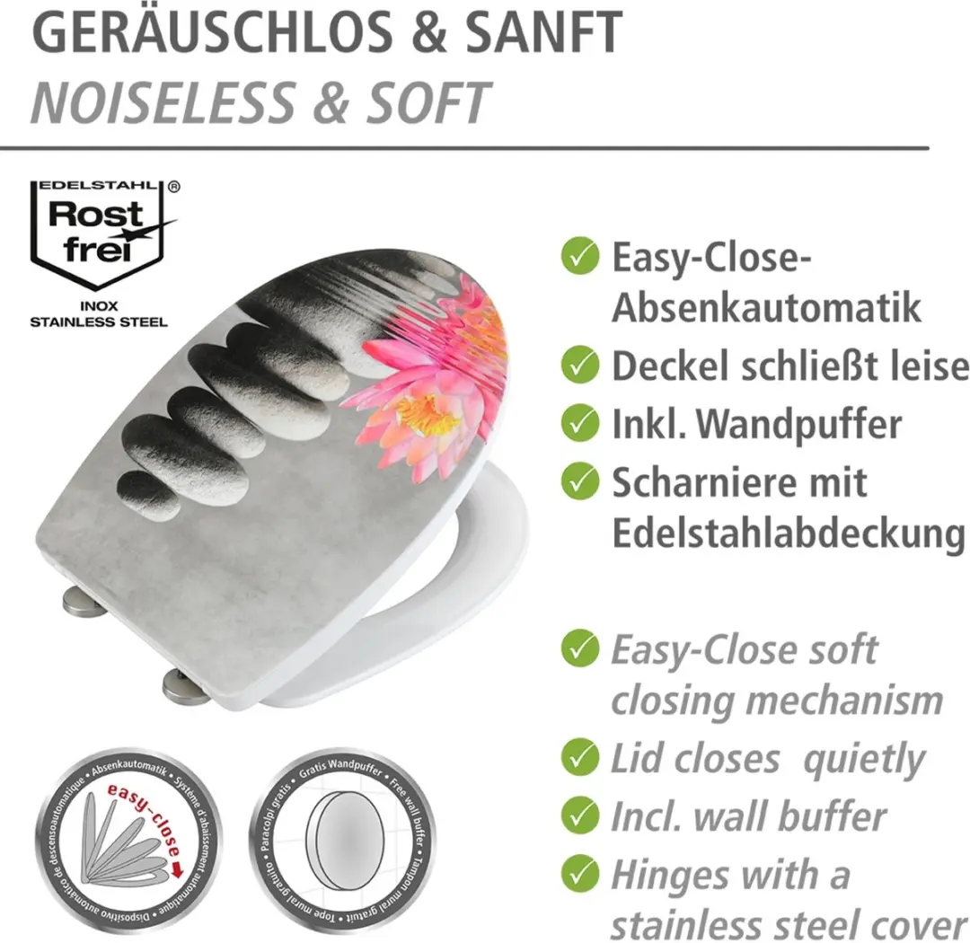 Wenko WC-deksel Lily - 1 Stuks - afbeelding 6 van 6