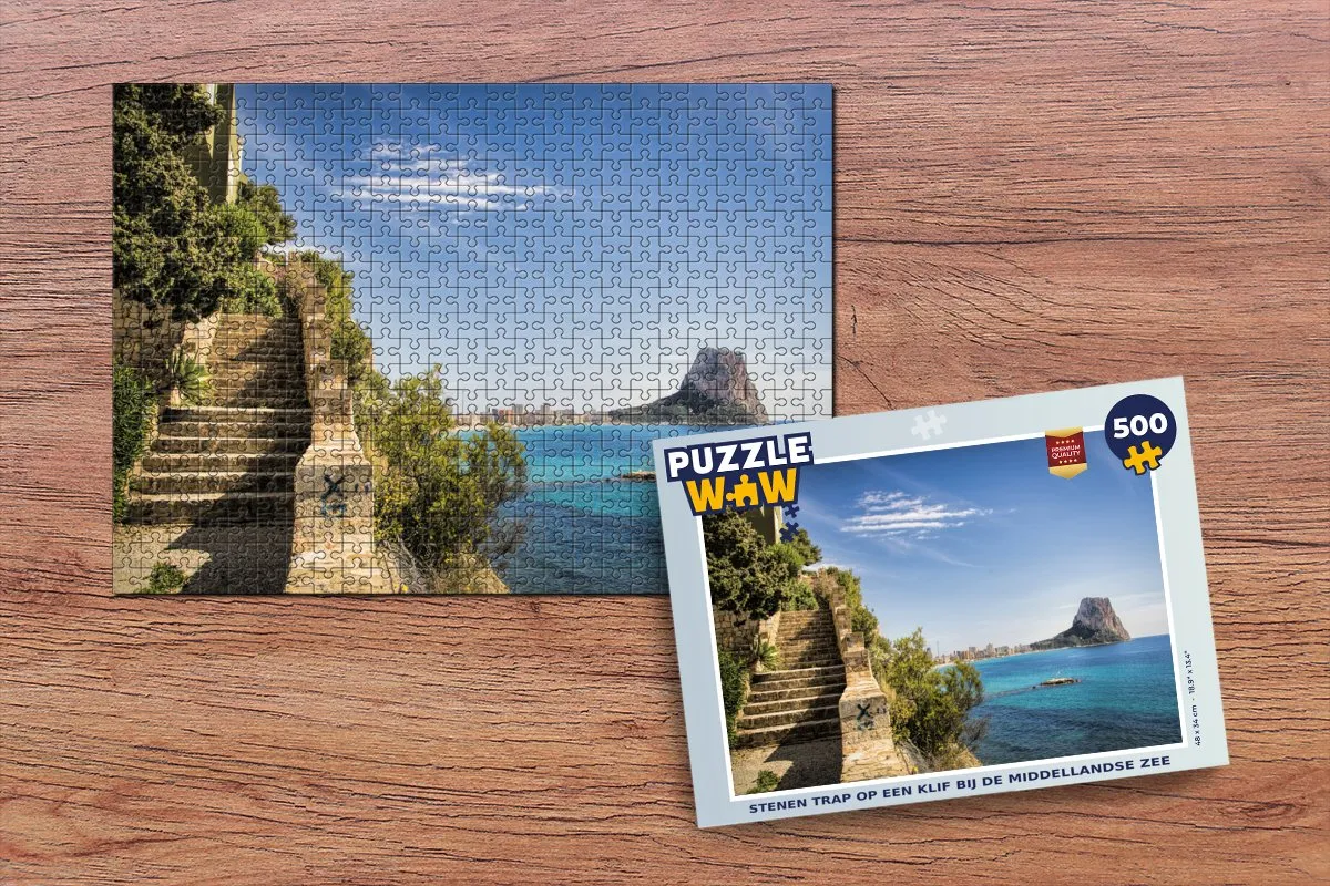 PuzzleWow Zee Trap Legpuzzel 500 Stuks