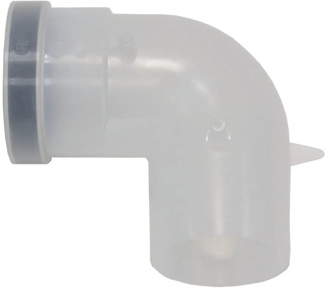 Vaillant Bocht 87 graden condensatie voor starre rookgasleiding DN 80, PP, 30326