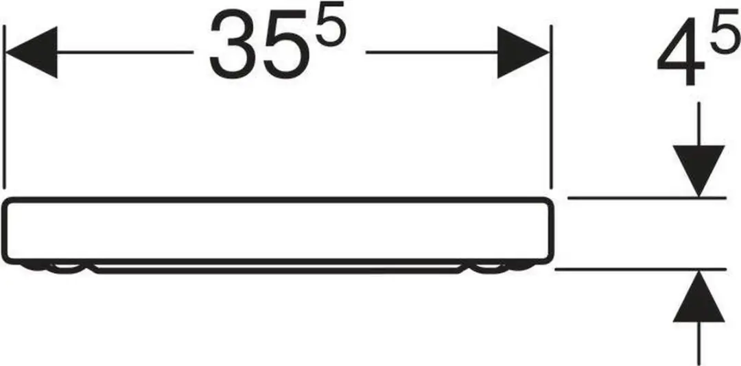 Geberit Renova Closetzitting Glanswit - Softclose - afbeelding 5 van 6