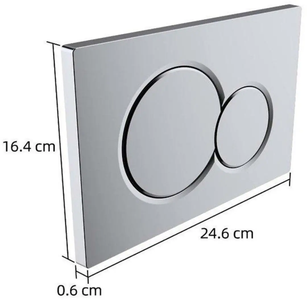 Geberit Sigma01 Trekkerplaat - Mat Chroom - afbeelding 6 van 6