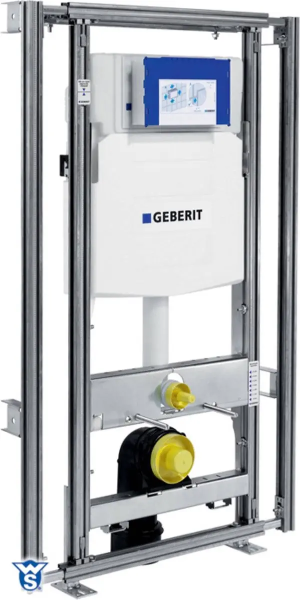 Geberit GIS easy Element voor wand wc 120cm Sigma inbouwreservoir 12cm in breedt