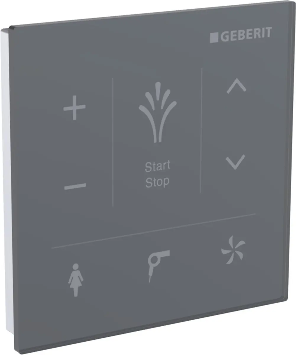 Geberit AquaClean Bedieningspaneel 9.3x9.3cm Zwart