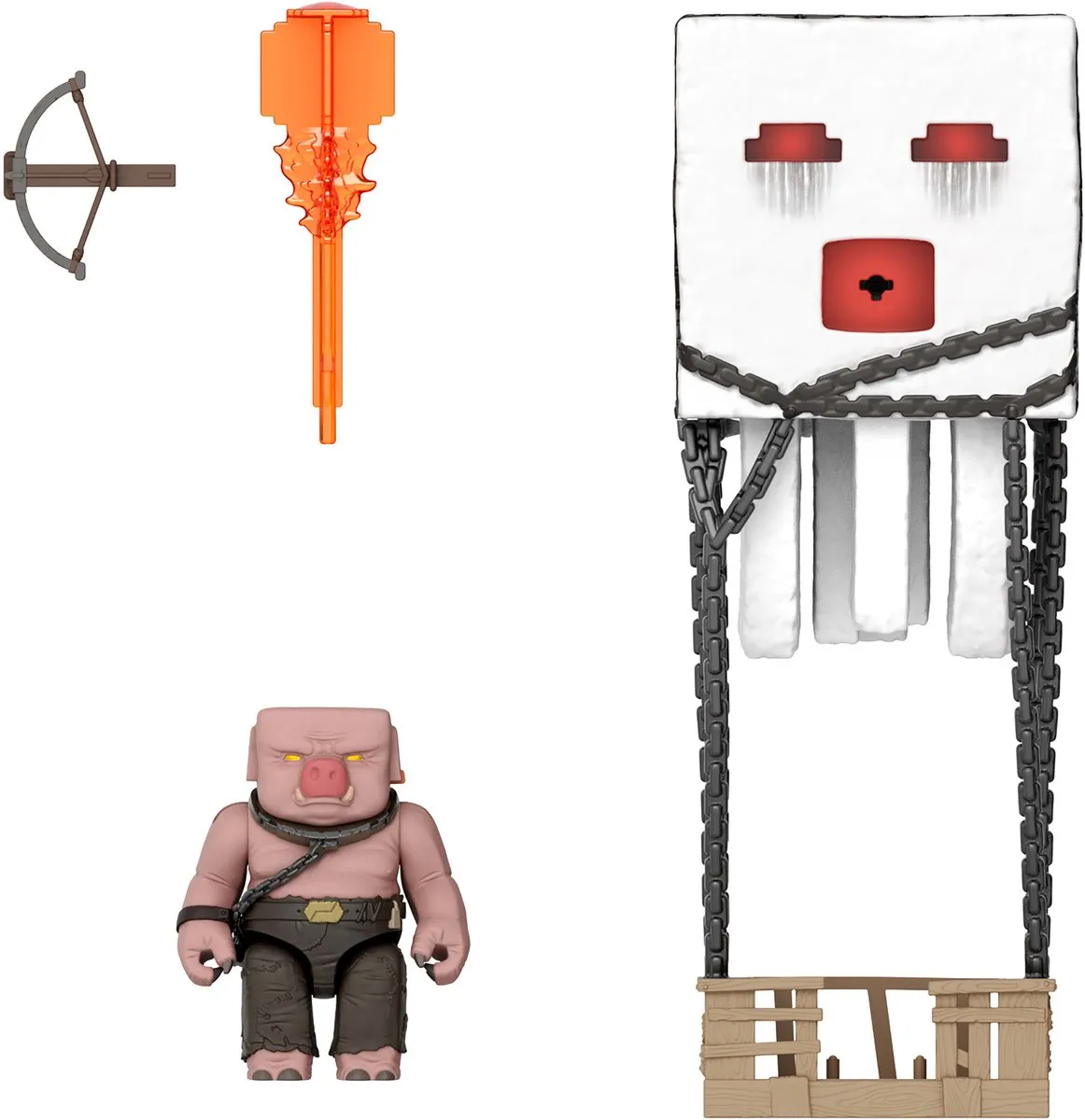 Minecraft Ghast Actiefiguur - Licht/Geluid - MATTJFB69 - Multi - afbeelding 6 van 6