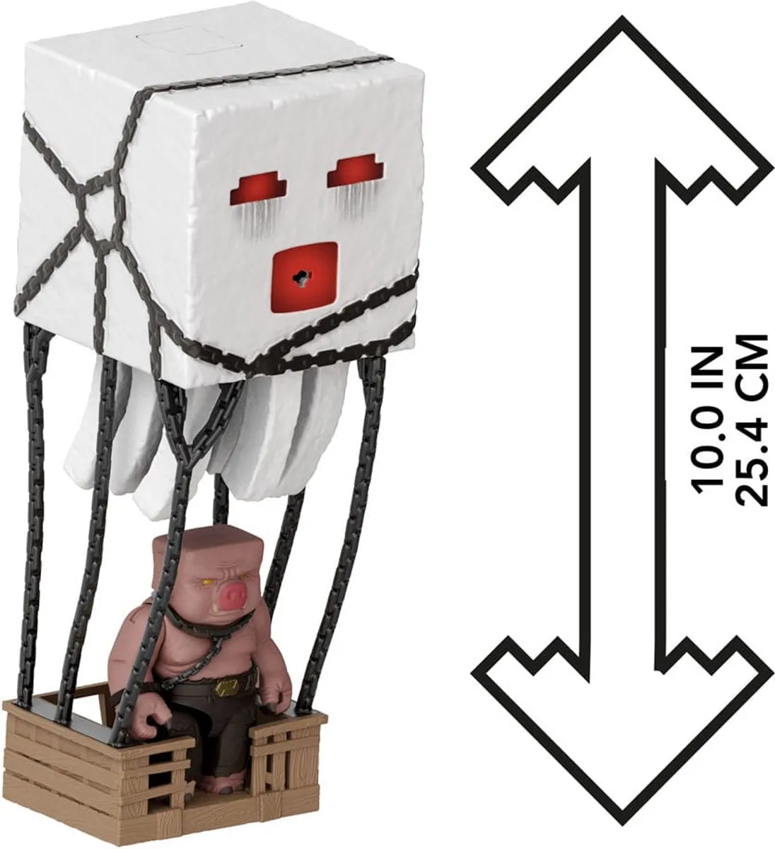 Minecraft Ghast Actiefiguur - Licht/Geluid - MATTJFB69 - Multi