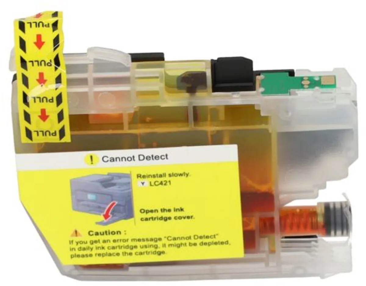 PrintAbout LC-421Y Inktcartridge Geel - 9ml - o.a. Brother/Epson/HP