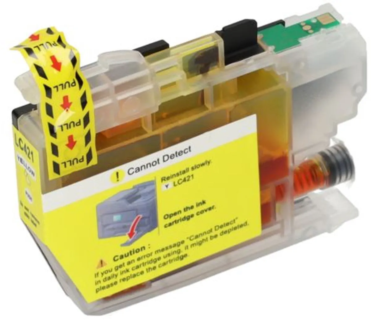 PrintAbout LC-421Y Inktcartridge Geel - 9ml - o.a. Brother/Epson/HP