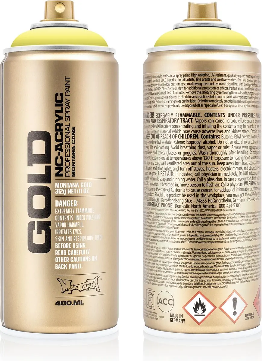 Montana GOLD G1100 Butta spuitbus 400ml