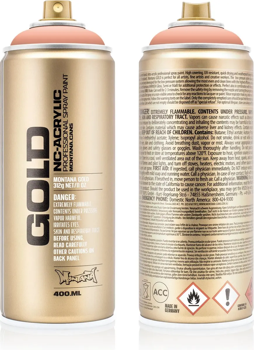 Montana GOLD G8070 Salmon spuitbus 400ml