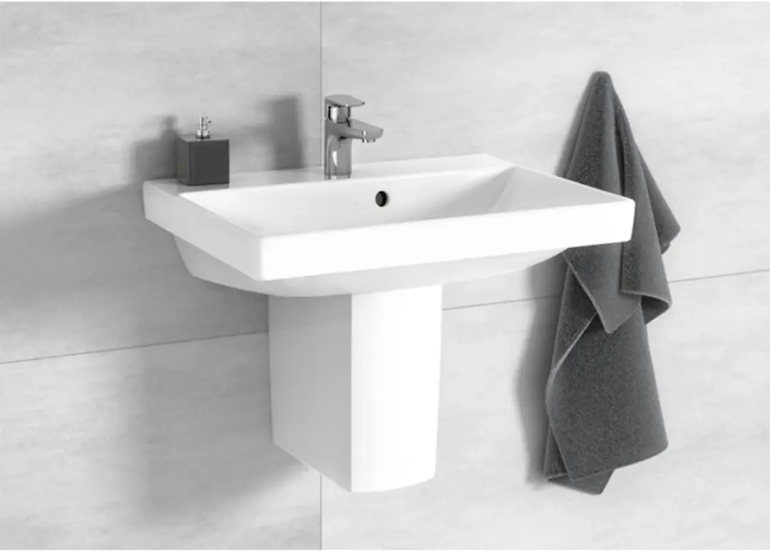 Villeroy & Boch Avento Wastafel 55x37cm - 1 Bak - Wit - afbeelding 2 van 6