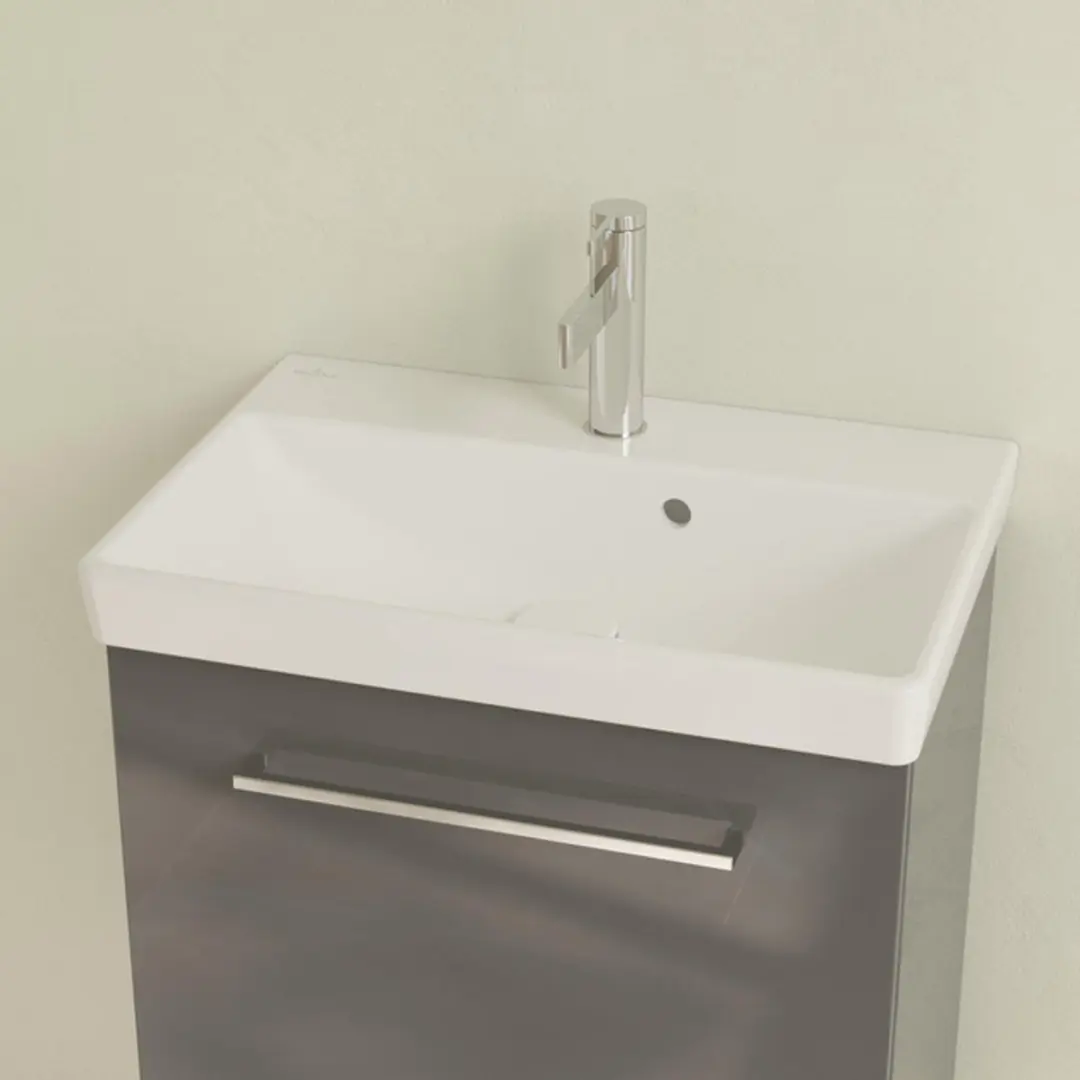 Villeroy & Boch Avento Wastafel 55x37cm - 1 Bak - Wit - afbeelding 6 van 6