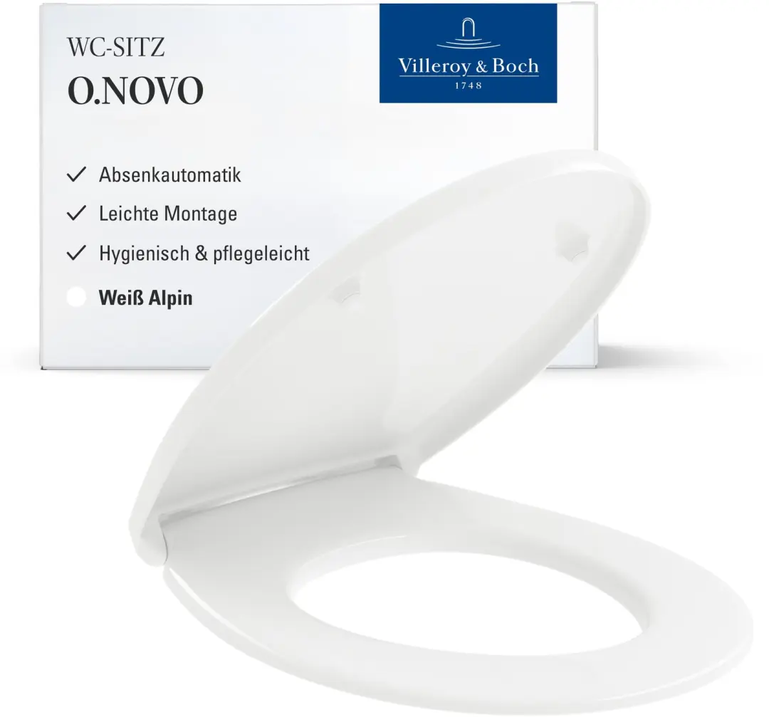 Villeroy & Boch O.novo WC-deksel 8M43S101