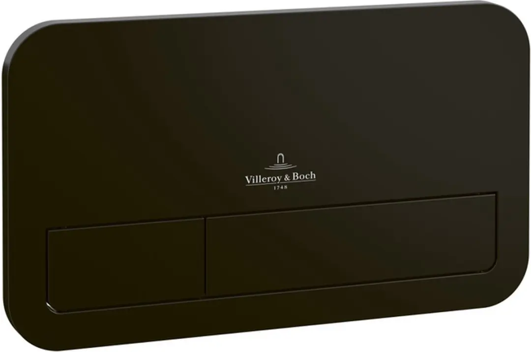 Villeroy & Boch ViConnect Bedieningsplaat 253x145mm - Mat Zwart - afbeelding 2 van 6