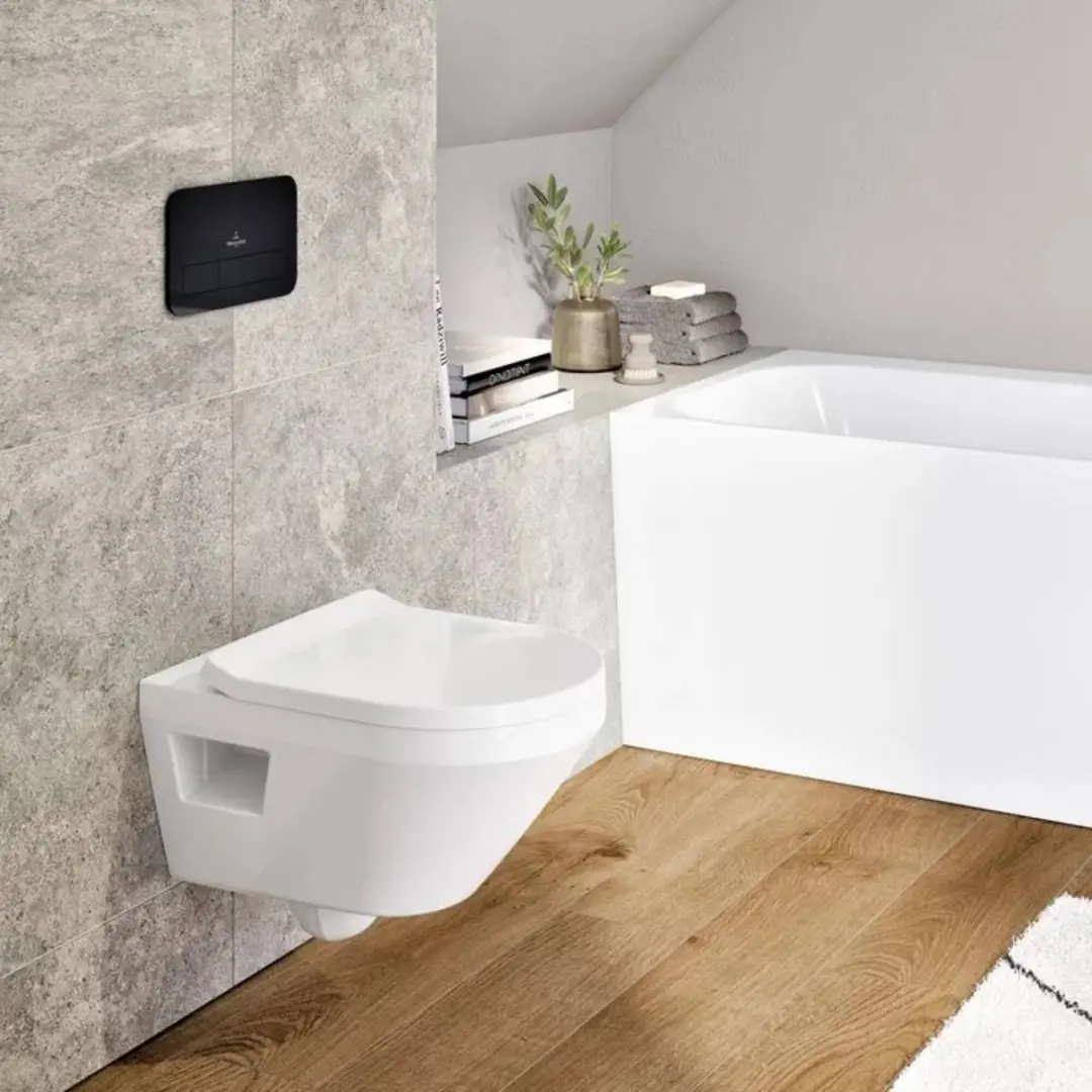 Villeroy & Boch ViConnect Bedieningsplaat 253x145mm - Mat Zwart - afbeelding 5 van 6