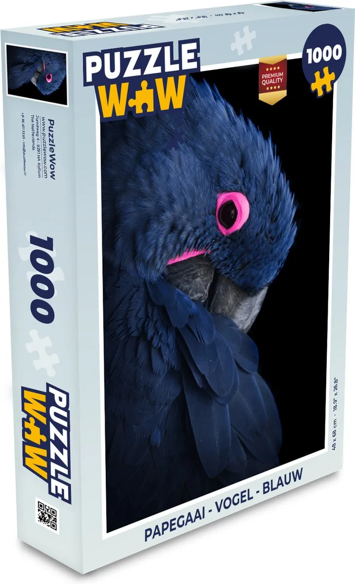 PuzzleWow Papegaai Legpuzzel 1000 Stuks