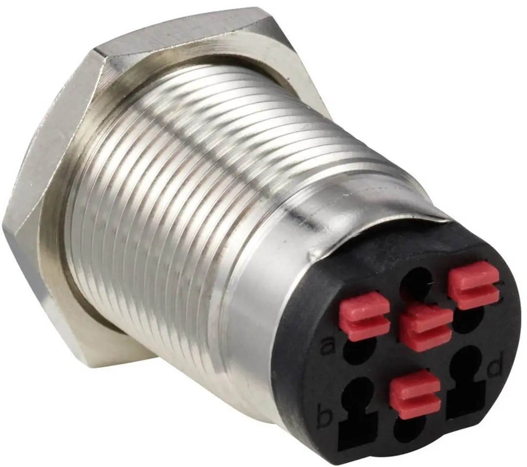 Tru Components TC-13224164 Druktoets 36V Rood - afbeelding 2 van 2