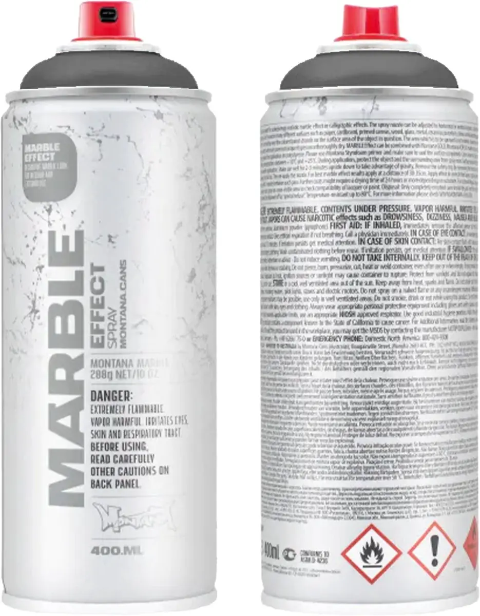 Montana Marmer Verf GRIJS spuitbus 400ml