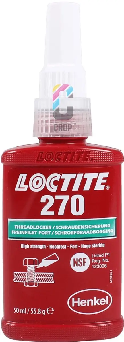 Loctite 270 Schroefdraadborgmiddel Rood 50ml - afbeelding 2 van 4