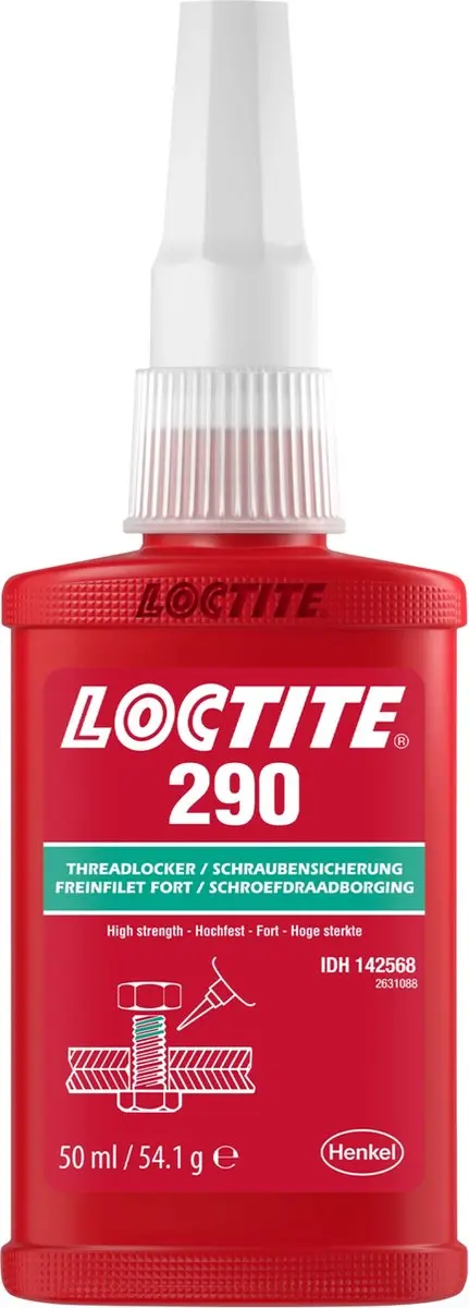 LOCTITE 290 Schroefdraadborgmiddel Groen 50ml