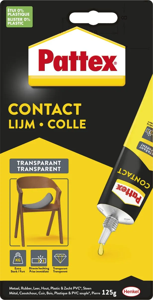 Pattex Transparant 125 g