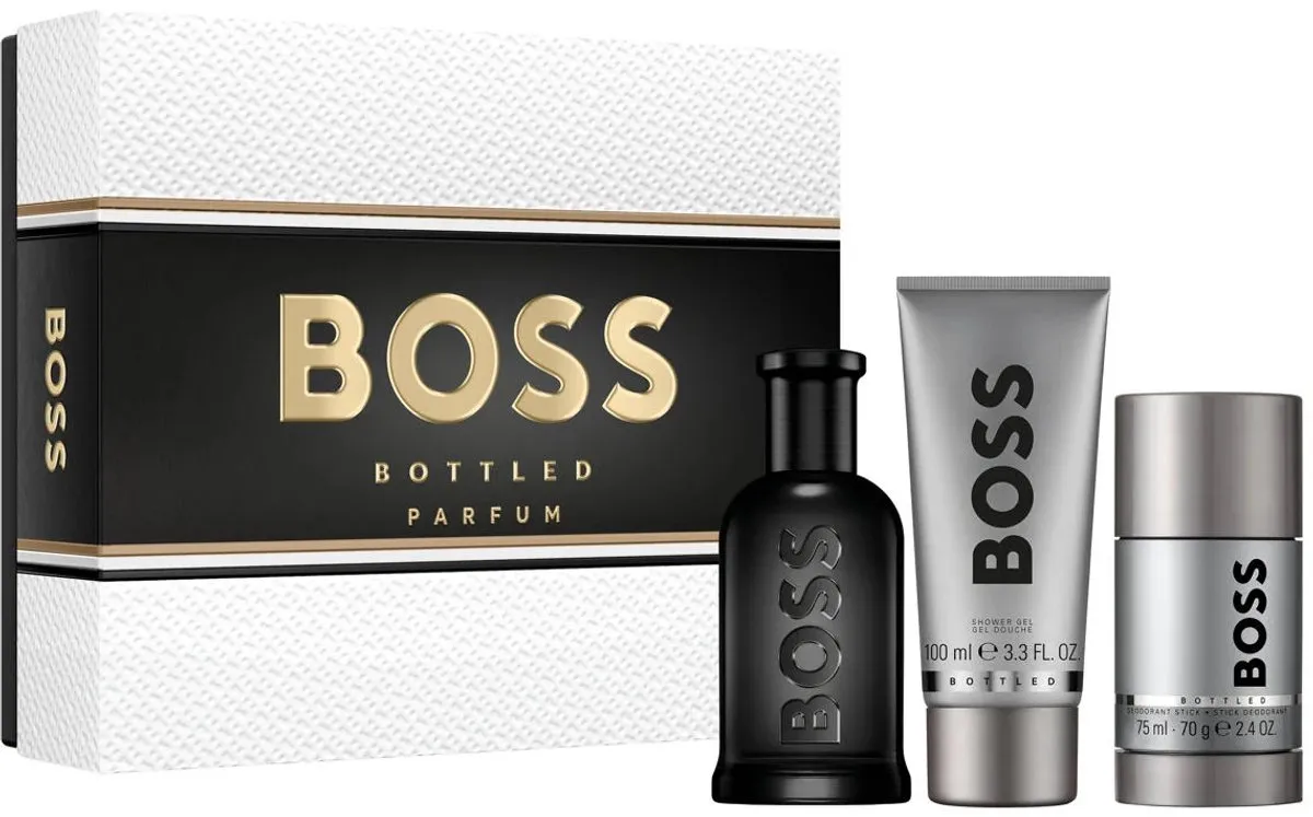 Hugo Boss Bottled Parfum Geschenkset - 275ml (3x)