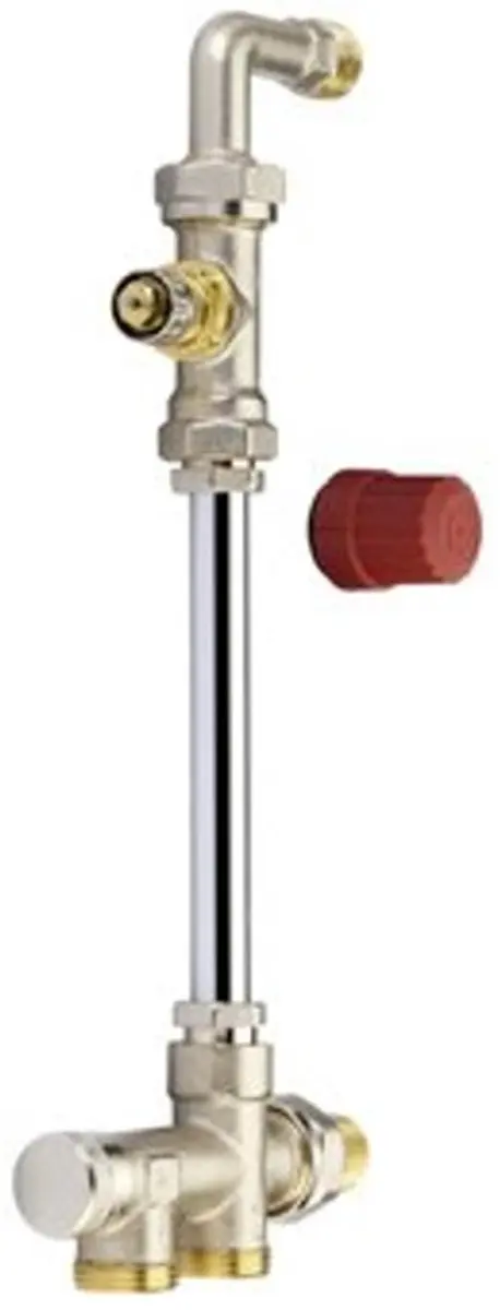 Danfoss RA-K radiatoraansluitcombinatie 2-pijps 1/2"-3/4"