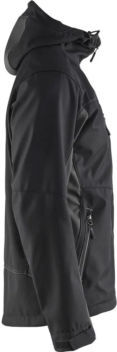 Blåkläder 4753 Softshell Jack - Zwart/Donkergrijs - afbeelding 4 van 4
