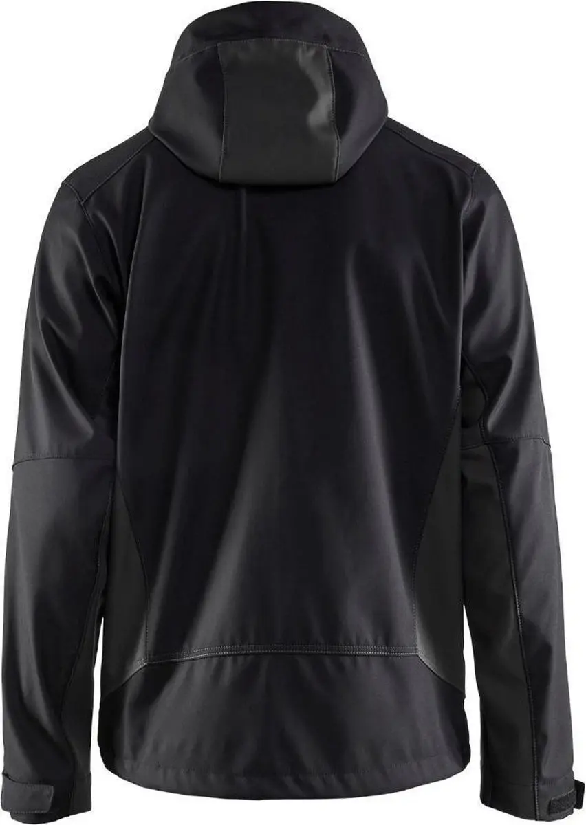 Blåkläder 4753 Softshell Jack - Zwart/Donkergrijs - afbeelding 3 van 4