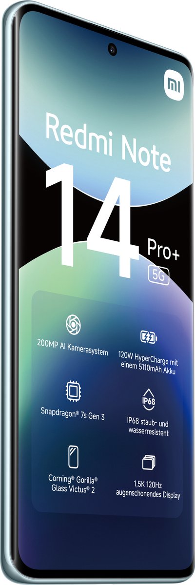 Xiaomi Redmi Note 14 Pro+ - 5G - 8GB/256GB - Frost Blauw