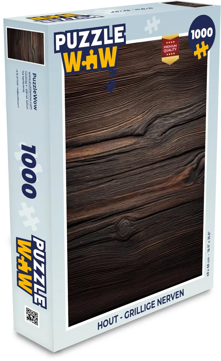 PuzzleWow Legpuzzel 1000 Stuks - Multicolor