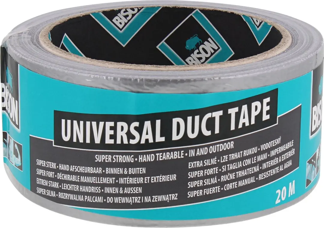 Bison Ductape 20M 12 stuks