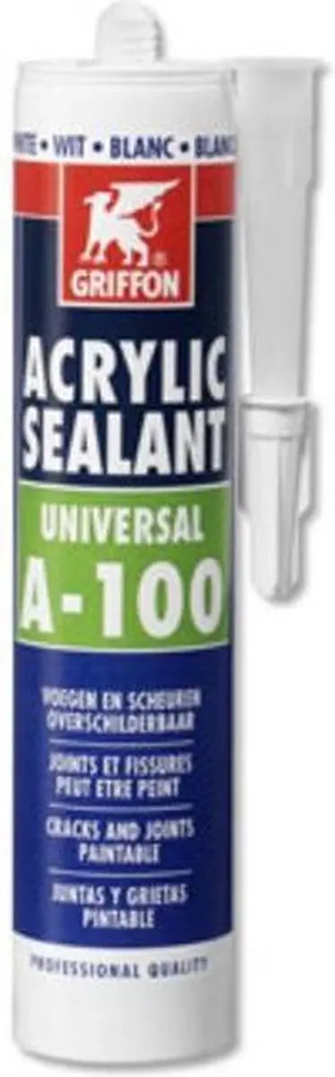 Griffon Acrylaatkit A-100 Wit 300ml - afbeelding 5 van 6