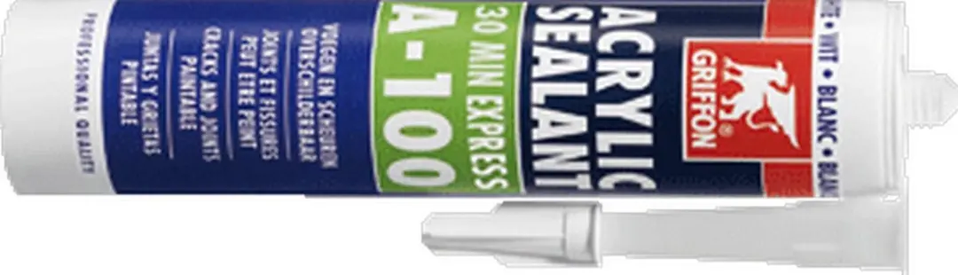Griffon Acrylaatkit A-100 Wit 300ml - afbeelding 4 van 6