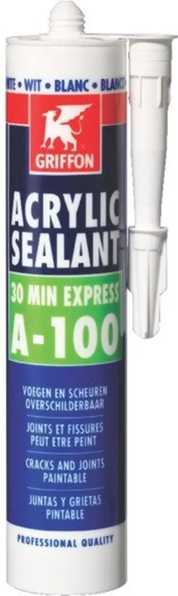 Griffon Acrylaatkit A-100 Wit 300ml - afbeelding 6 van 6